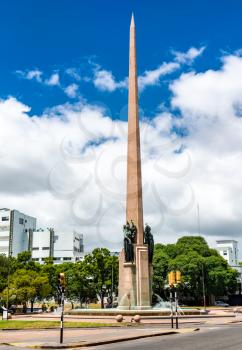Obelisk of the first Constitution of Uruguay in Montevideo