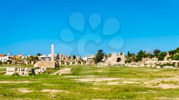 Ancient hippodrome in Tyre, UNESCO world heritage in Lebanon