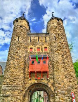 Helpoort or Hell Gate, a medieval gate in Maastricht - Limburg, the Netherlands