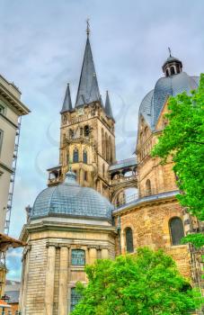 Aachen Cathedral, a UNESCO world heritage site in North Rhine-Westphalia, Germany