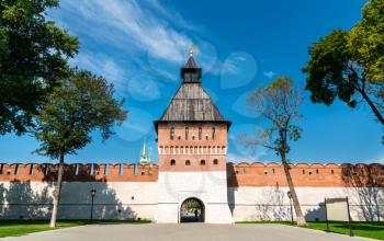 View of the Kremlin in Tula, Russia