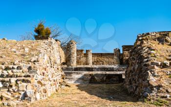 Monte Alban, a large pre-Columbian archaeological site near Oaxaca. UNESCO world heritage in Mexico