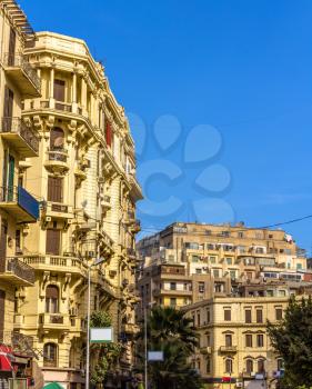 Buildings in the City Center of Cairo - Egypt