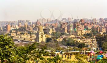 View of Cairo from Al-Azhar Park - Egypt