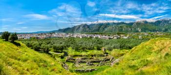 The Ancient Sparta archaeological site in Greece