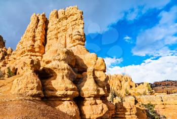 Rock formations at Red Canyon within Dixie National Forest in Utah, the United States