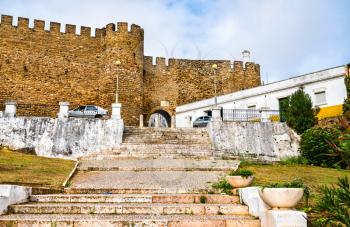 View of the Castle of Estremoz in Alentejo, Portugal