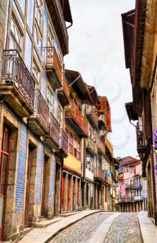 Traditional architecture of Guimaraes, UNESCO world heritage in Portugal
