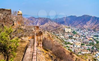 Jaigarh Fort in Amer - Jaipur, Rajasthan State of India