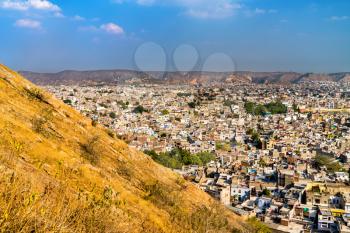 Panorama of Jaipur - Rajasthan State of India