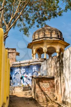 Walls of Jai Niwas Garden in Jaipur - Rajasthan State of India