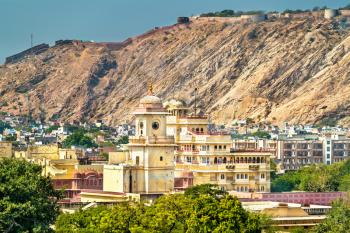 View of City Palace in Jaipur - Rajasthan State of India