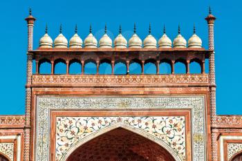 Darwaza i Rauza, the Great Gate of Taj Mahal in Agra - Uttar Pradesh, India