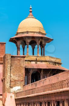 Jahangiri Mahal, a palace at Agra Fort. UNESCO world heritage site in Uttar Pradesh, India
