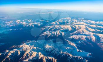 Aerial view of mountains in Northern Anatolia. Turkey