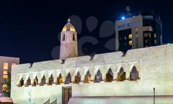 Historic Mosque in Doha, the capital of Qatar