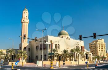 Mosque in the old town of Doha, the capital of Qatar. The Middle East