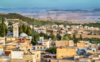 Skyline of El Kef, a city in northwestern Tunisia. Northern Africa