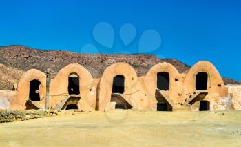 Ksar Hallouf, a fortified village in the Medenine Governorate, Southern Tunisia. Africa