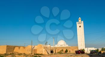 Mosque at Ksar Ouled Boubaker in Tunisia. North Africa