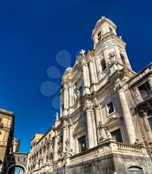 Saint Francis Church in Catania - Sicily, Italy