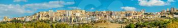 Panorama of the town of Agrigento in Sicily - Italy
