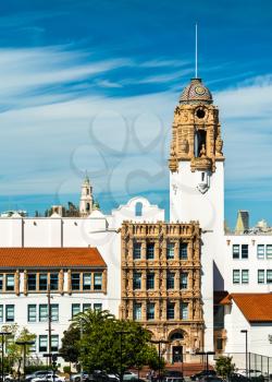 Mission High School, a historic building in San Francisco - California, United States