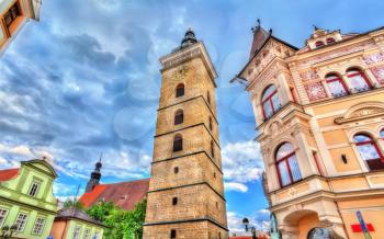Black Tower, a16th century tower in Ceske Budejovice, Czech Republic.