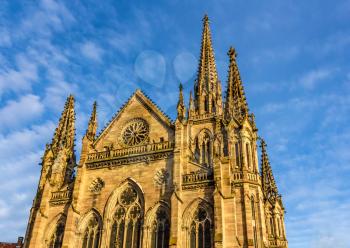 Temple Saint-Etienne of Mulhouse. Alsace, France