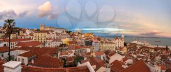 View Lisbon and the Tagus river - Portugal