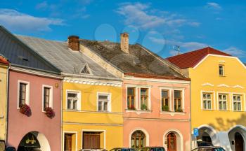 Buildings in the old town of Prerov - Olomouc Region, Czech Republic
