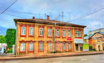 Historic building in the old town of Kostroma, the Golden Ring of Russia