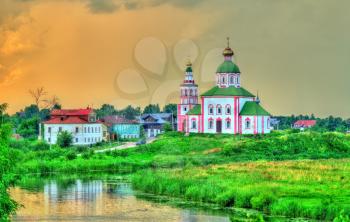 Church of Elijah the Prophet at the Kamenka River in Suzdal, the Golden Ring of Russia