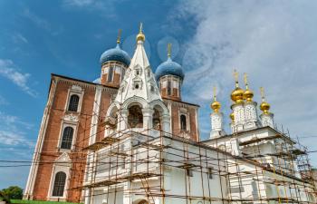 Church of the Epiphany, Transfiguration Monastery at the Ryazan Kremlin, the Golden Ring of Russia