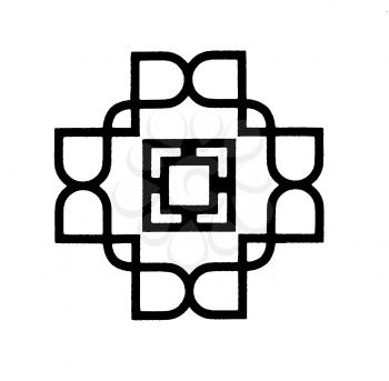 Royalty Free Clipart Image of an Abstract Design