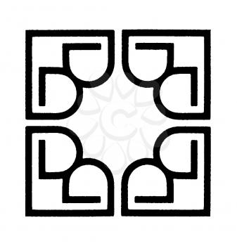 Royalty Free Clipart Image of a Decorative Frame