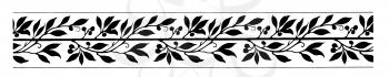 Royalty Free Clipart Image of a Vine Border