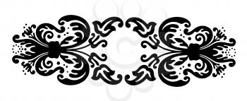 Royalty Free Clipart Image of a Graphic Accent