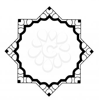 Royalty Free Clipart Image of a Decorative Frame