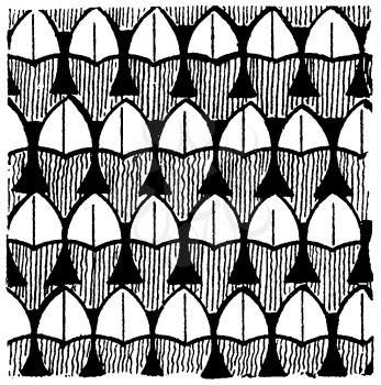 Royalty Free Clipart Image of a Background With a Repeating Pattern