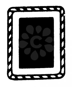 Royalty Free Clipart Image of a Picture Frame