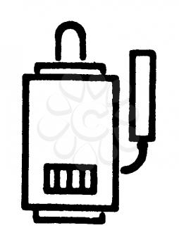 Royalty Free Clipart Image of a Furnace
