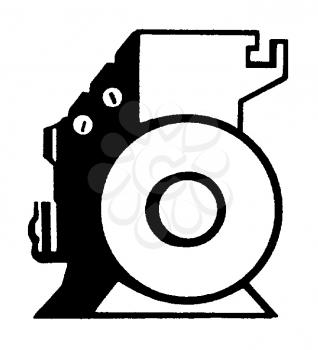 Royalty Free Clipart Image of Machinery