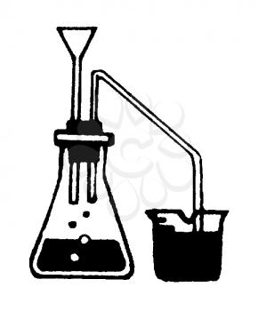 Royalty Free Clipart Image of Science Equipment