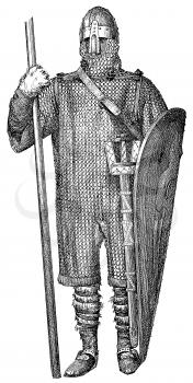 Royalty Free Clipart Image of a soldier