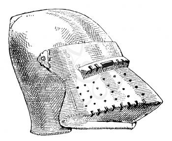 Royalty Free Clipart Image of a Helmet