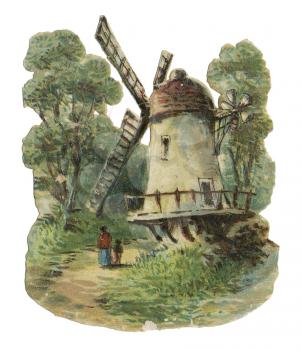 Windmills Illustration