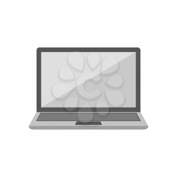 Laptop icon. Symbol in trendy flat style isolated on white background. Illustration element for your web site design, logo, app, UI.
