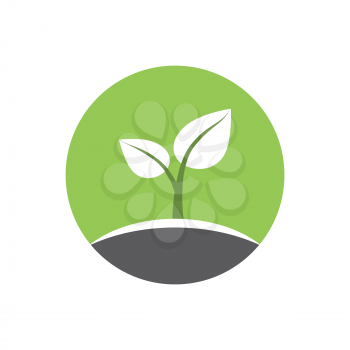 Eco logo, emblem, symbol. Vector Illustration