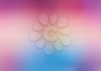 Illustration blurred abstract background of pink and blue colors